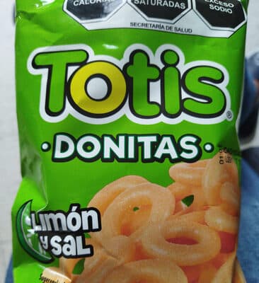 Donitas Totis La Costeña sal y limón