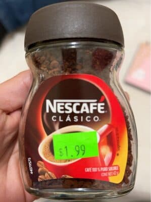 Café soluble Nescafé Clásico