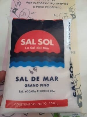 Sal sol grano fino 500g